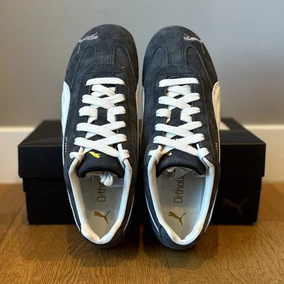 PUMA Women’s Speedcat Faded Sneakers (Cast Iron/Alpine Snow) - Picture 11 of 16